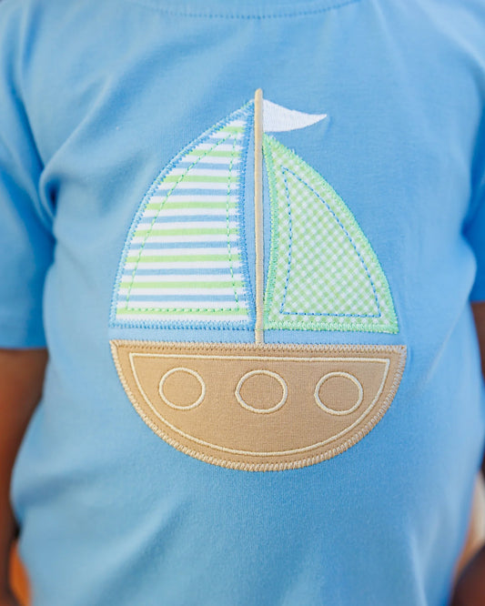 Sailin' Away Boys Shorts Set