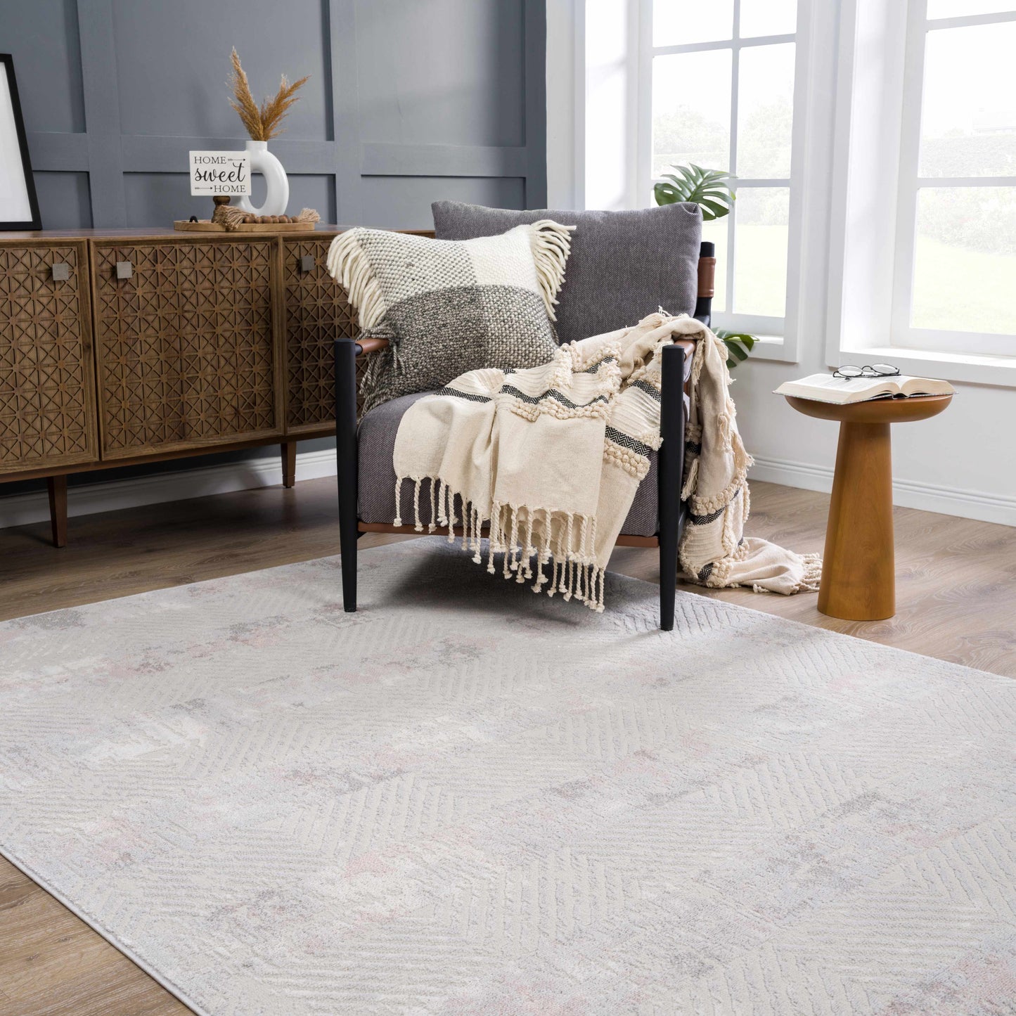 Bucky Textured Cream Rug - Limited Edition