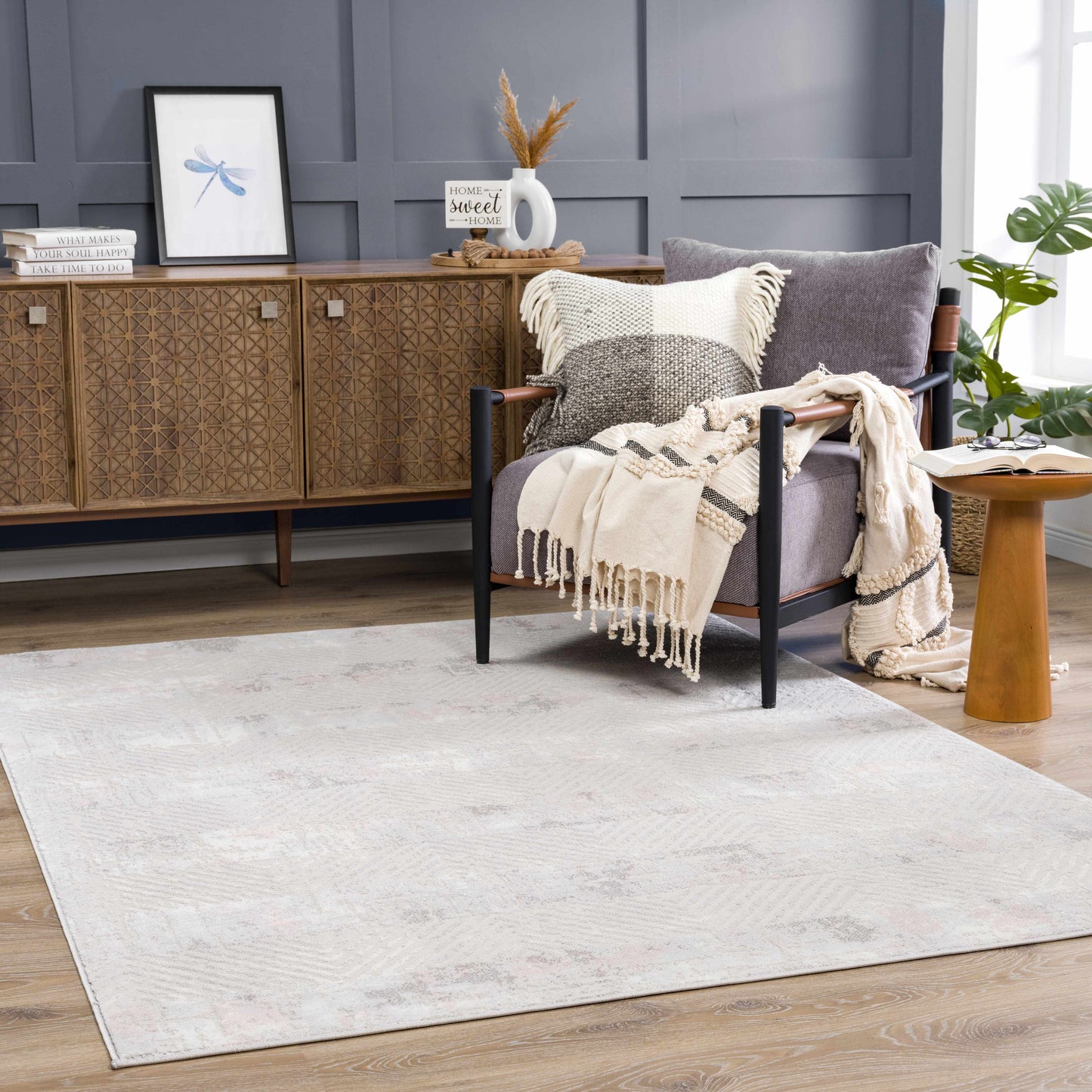 Bucky Textured Cream Rug - Limited Edition