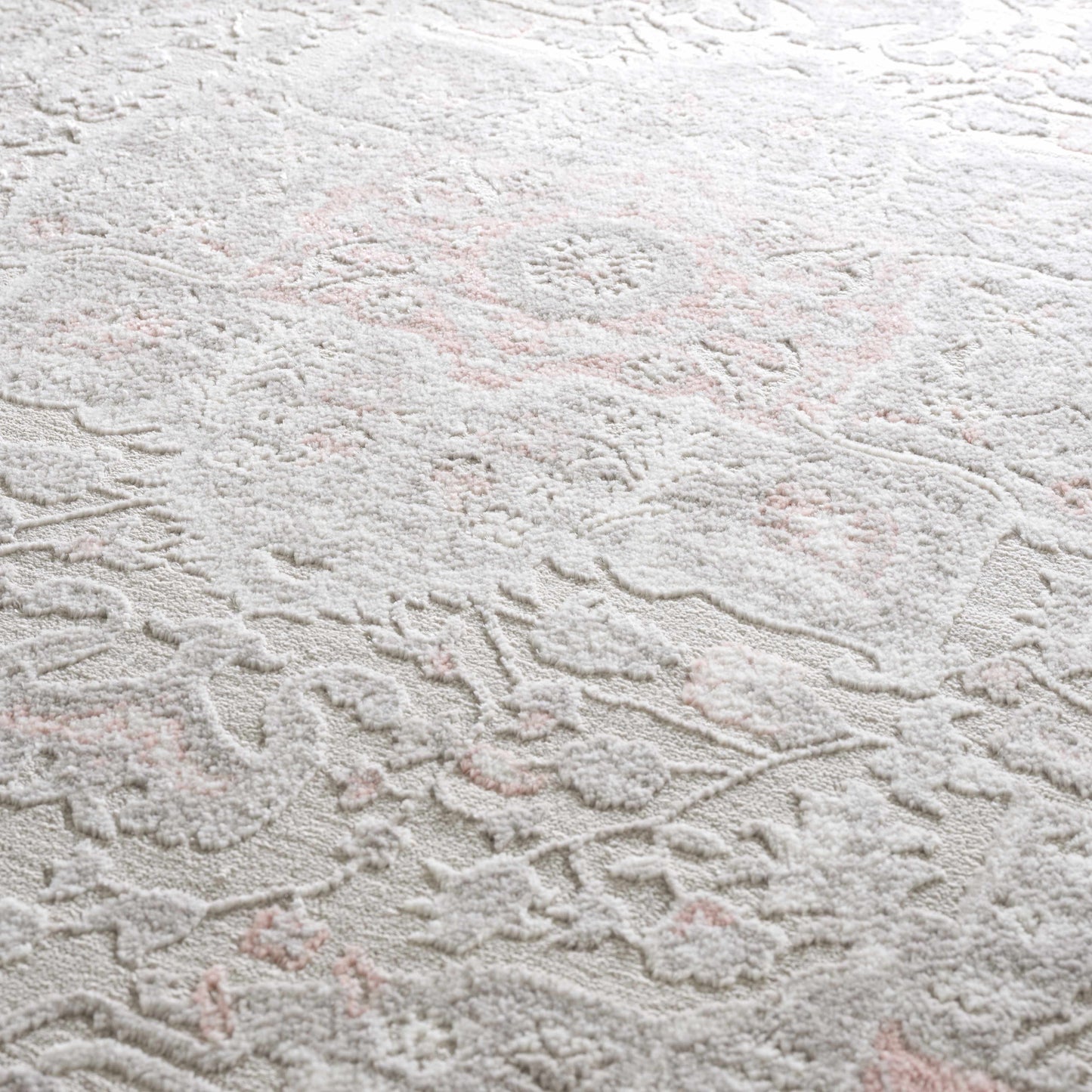 Damla Distressed Pink Hues Rug - Limited Edition