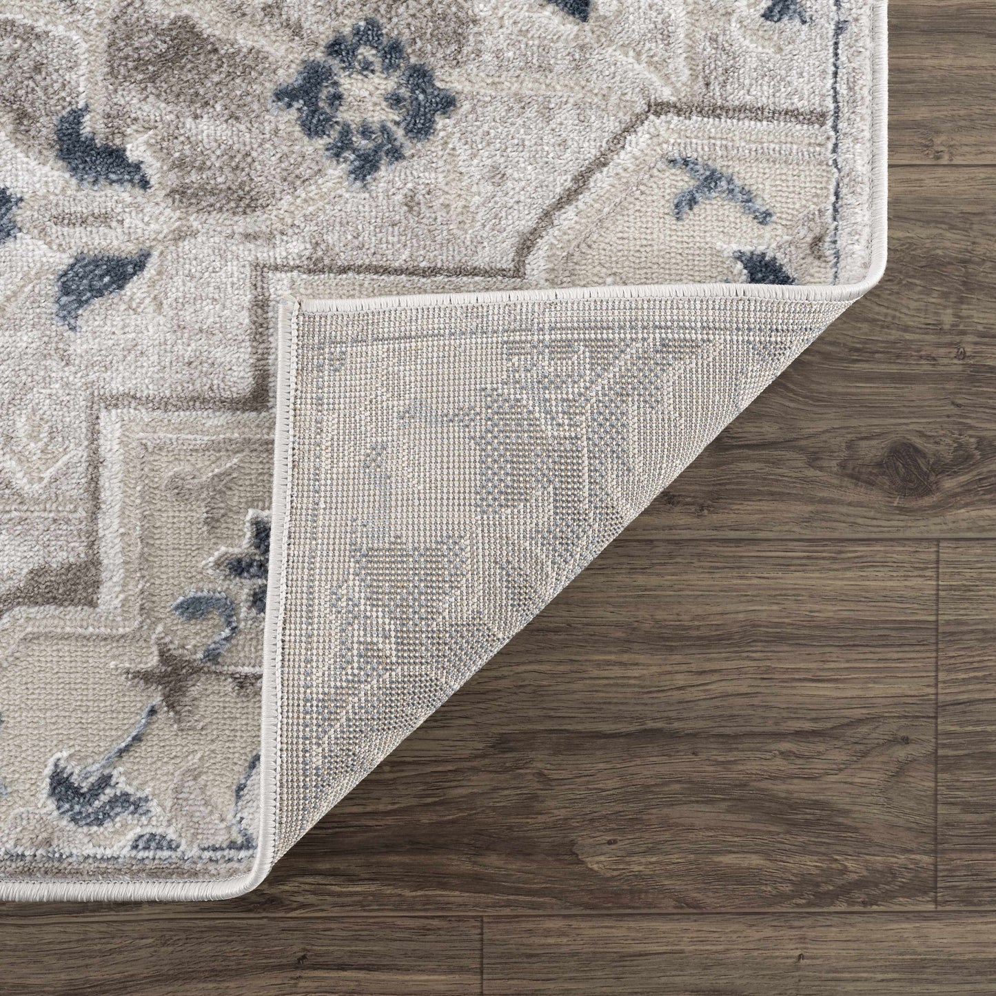 Calum Blue & Gray Area Rug - Clearance