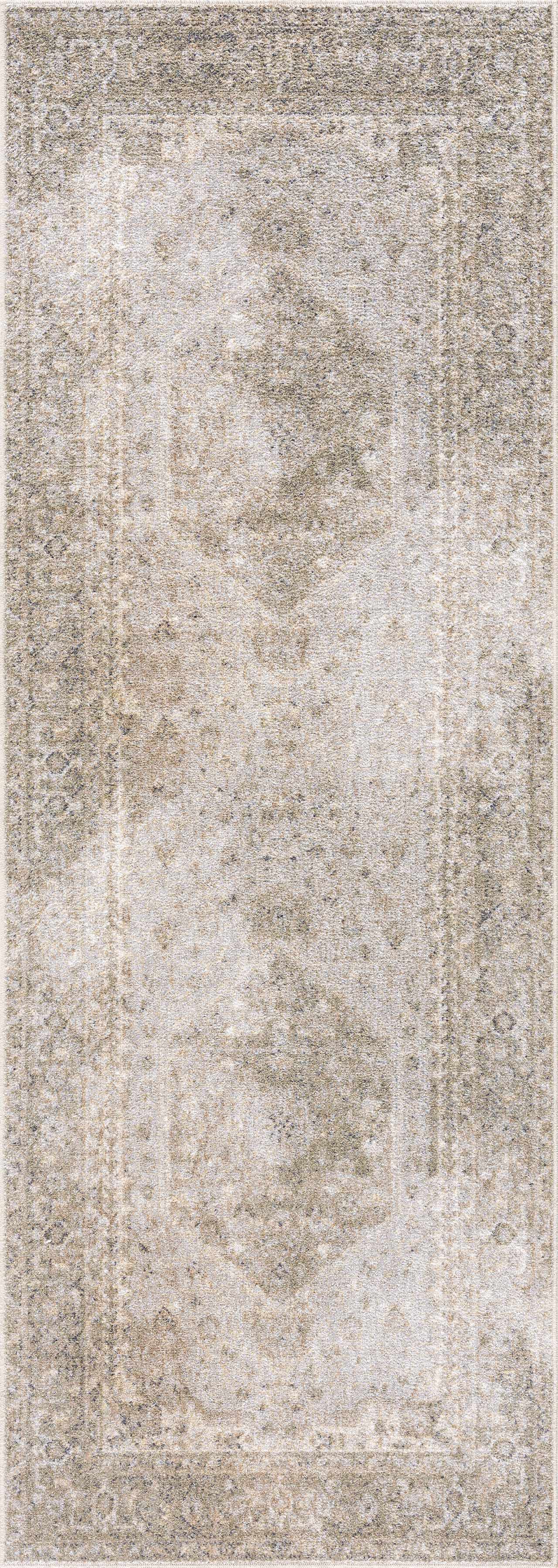 Gael Cream Washable Area Rug