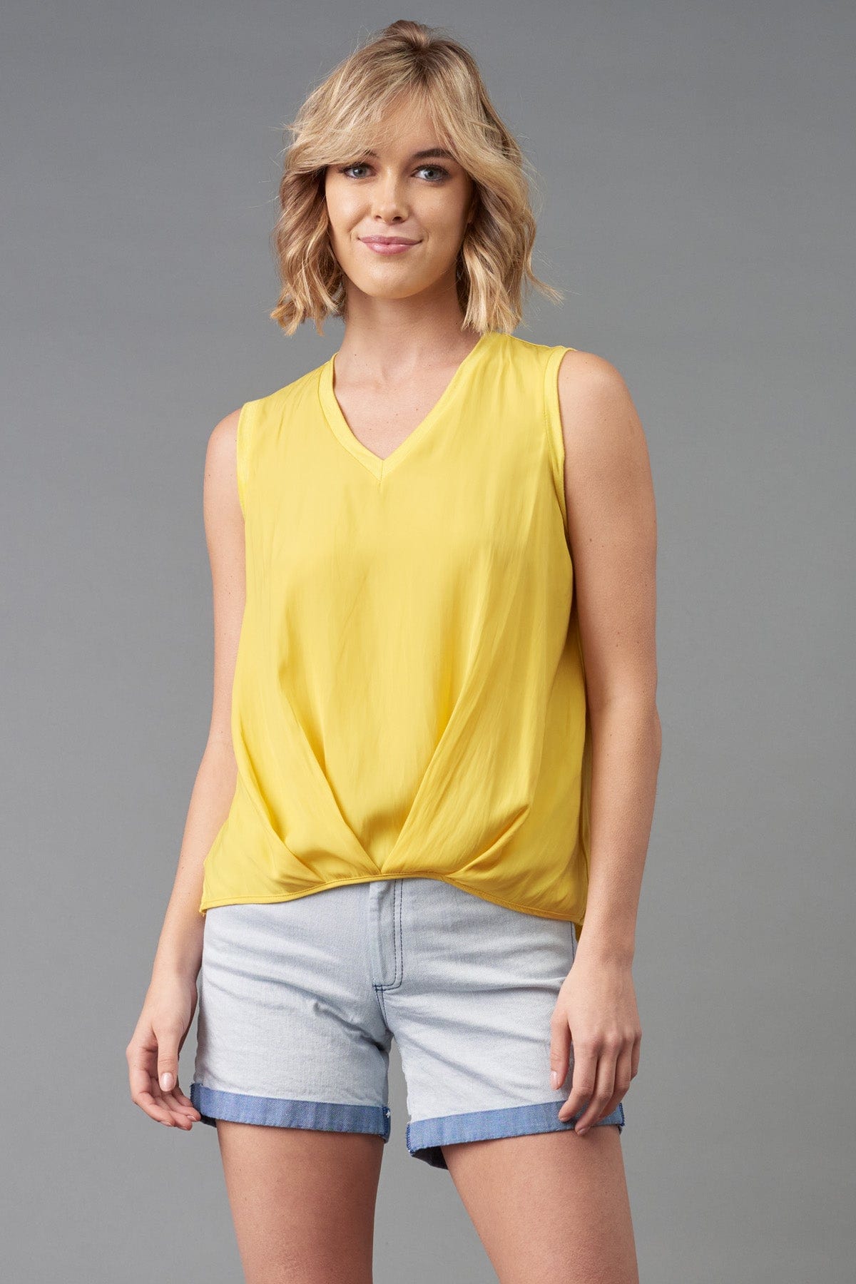 Sleeveless V-Neck Tank