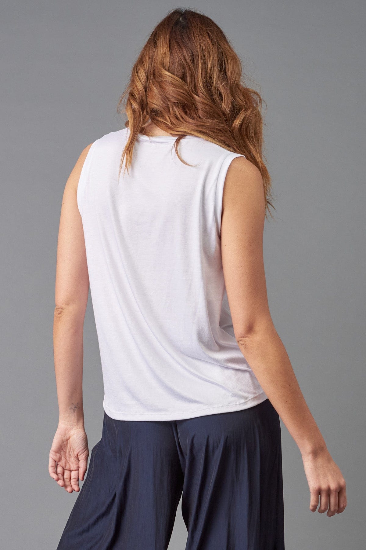 Sleeveless V-Neck Tank