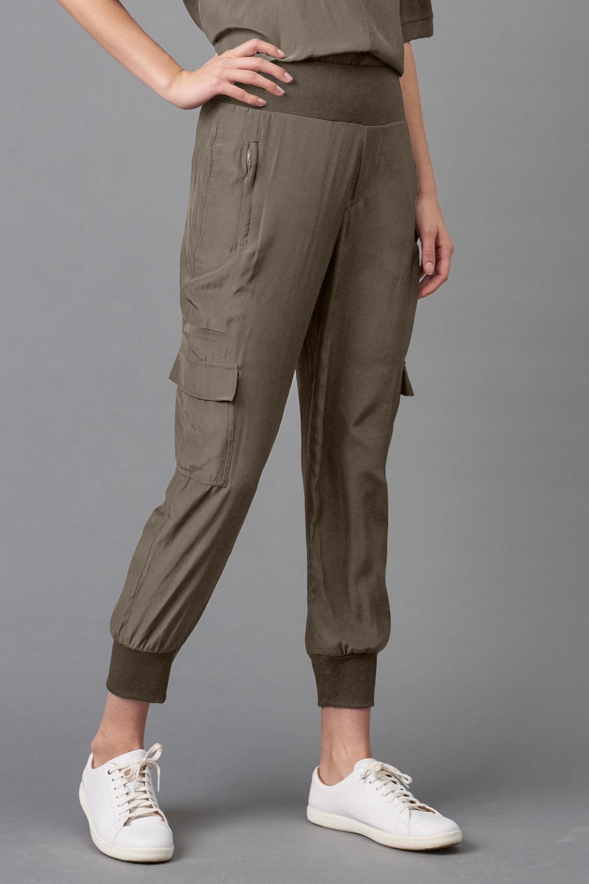 D-Satin Cargo Pant