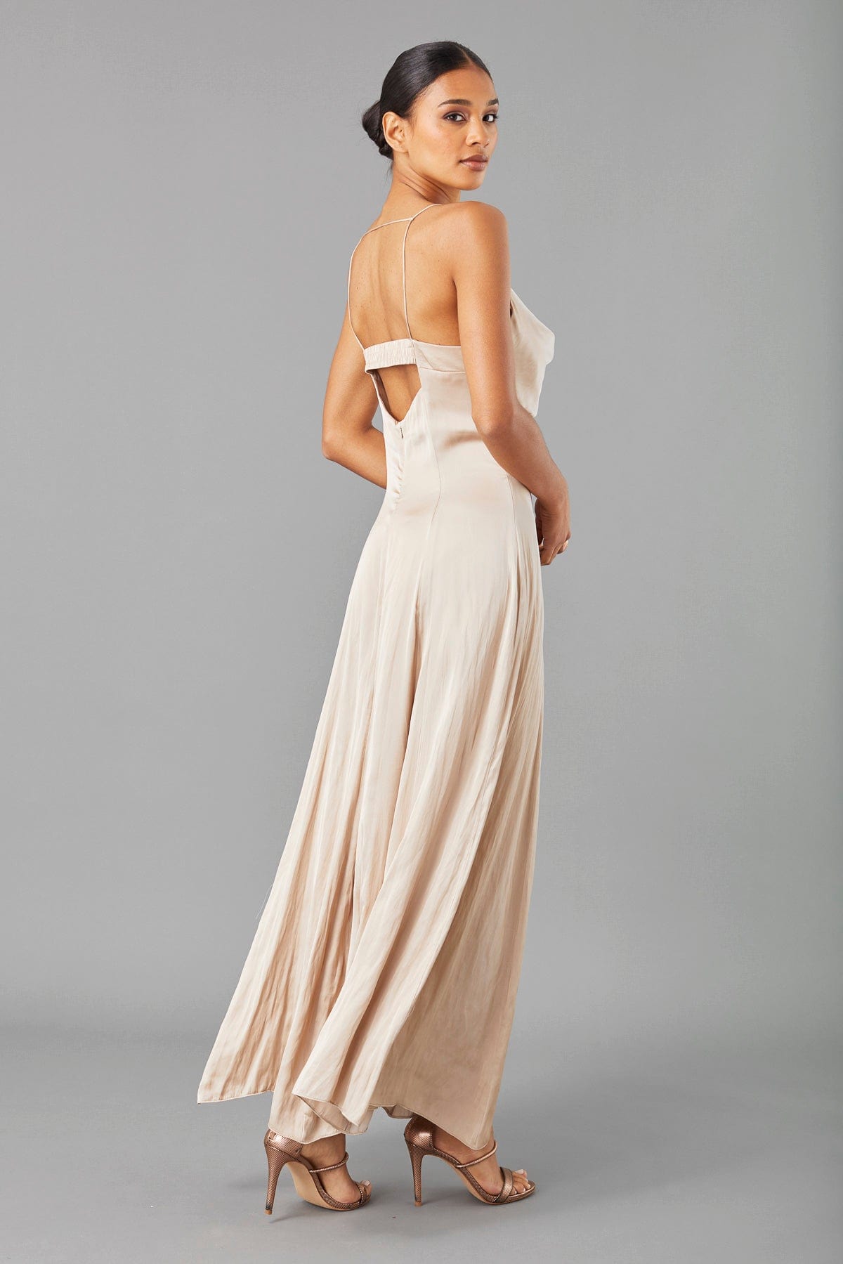 Cowl Neck Maxi Dress