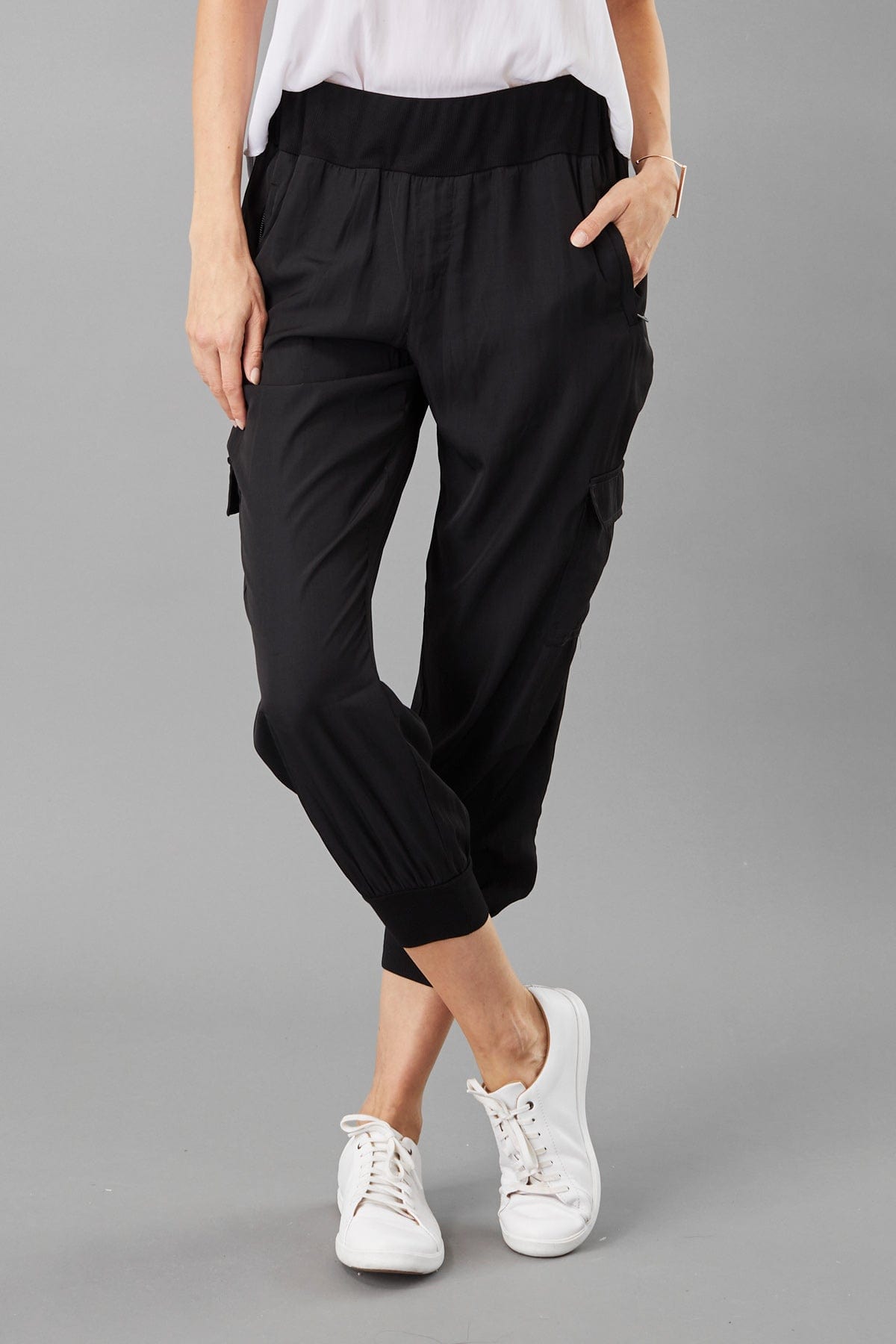 D-Satin Cargo Pant