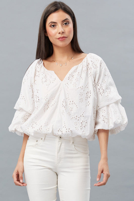 Foil Printed Eyelet Balloon Top