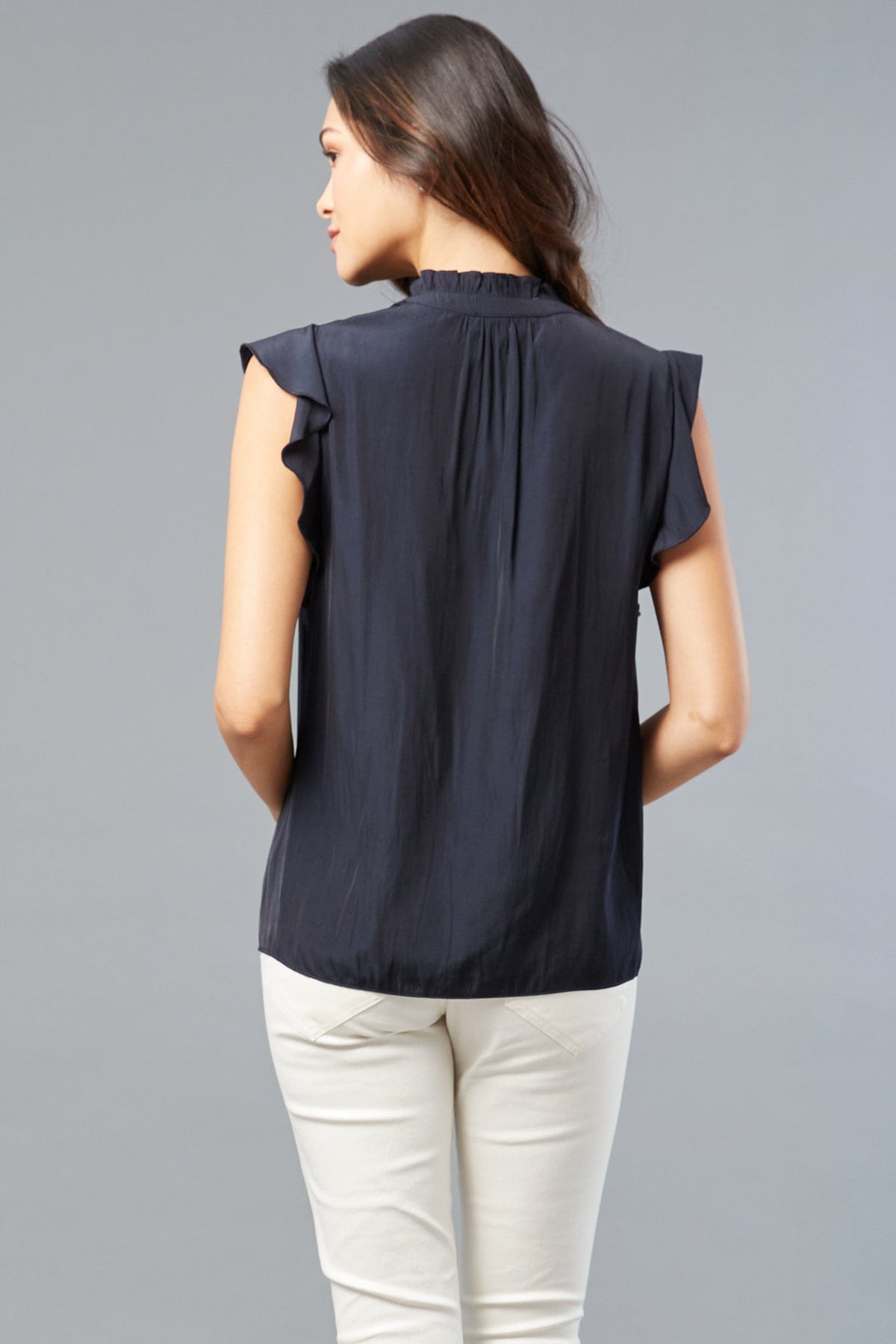 Ruffle Neck Blouse