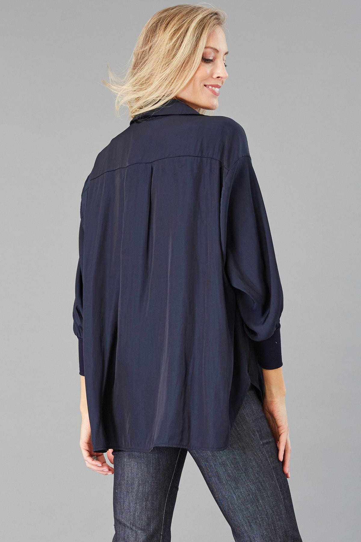 Oversized Rib Cuff Top