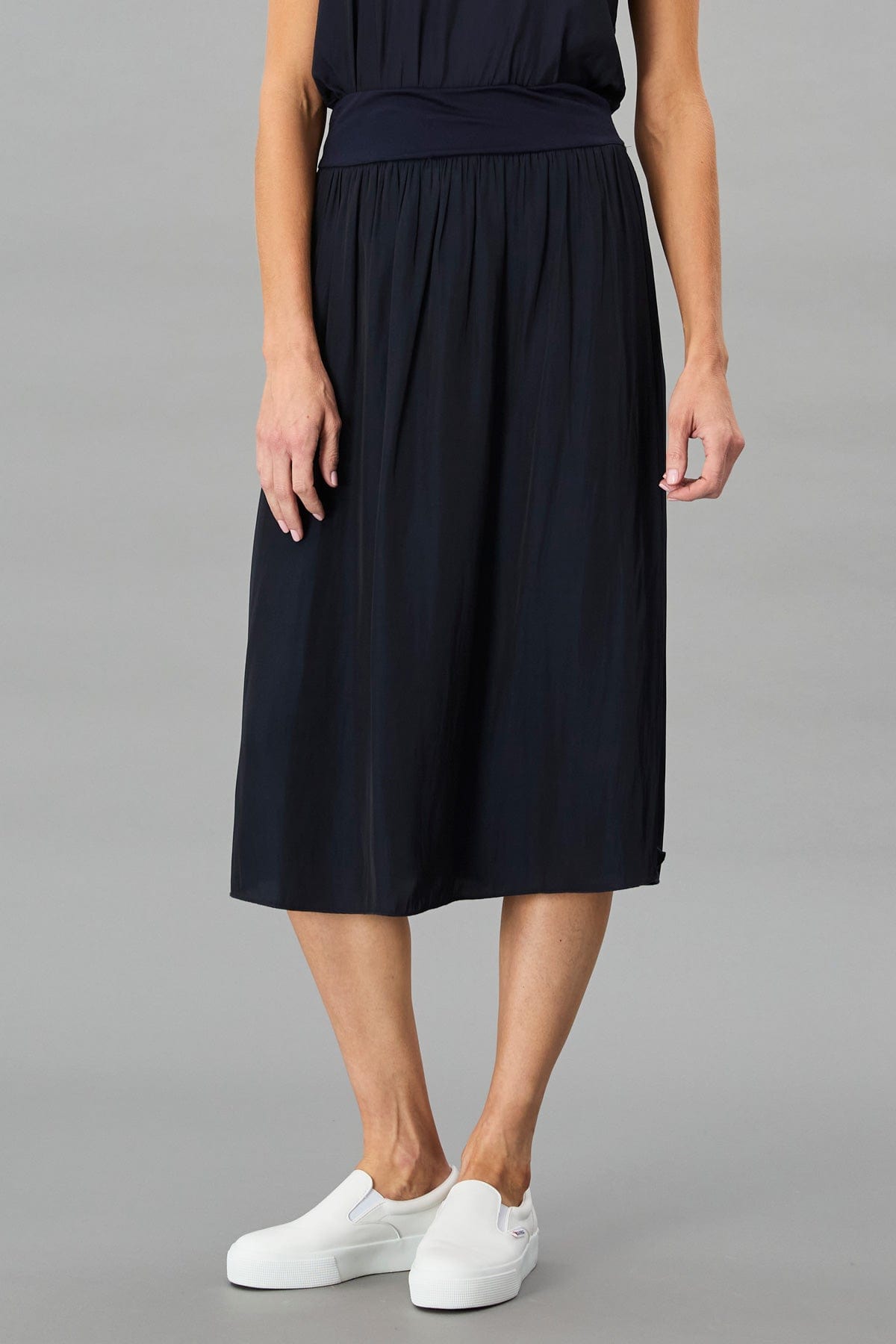 Side Slit Midi Skirt