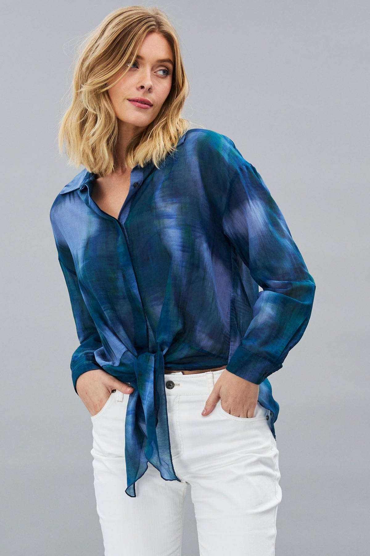 Tie Dye Voile Shirt