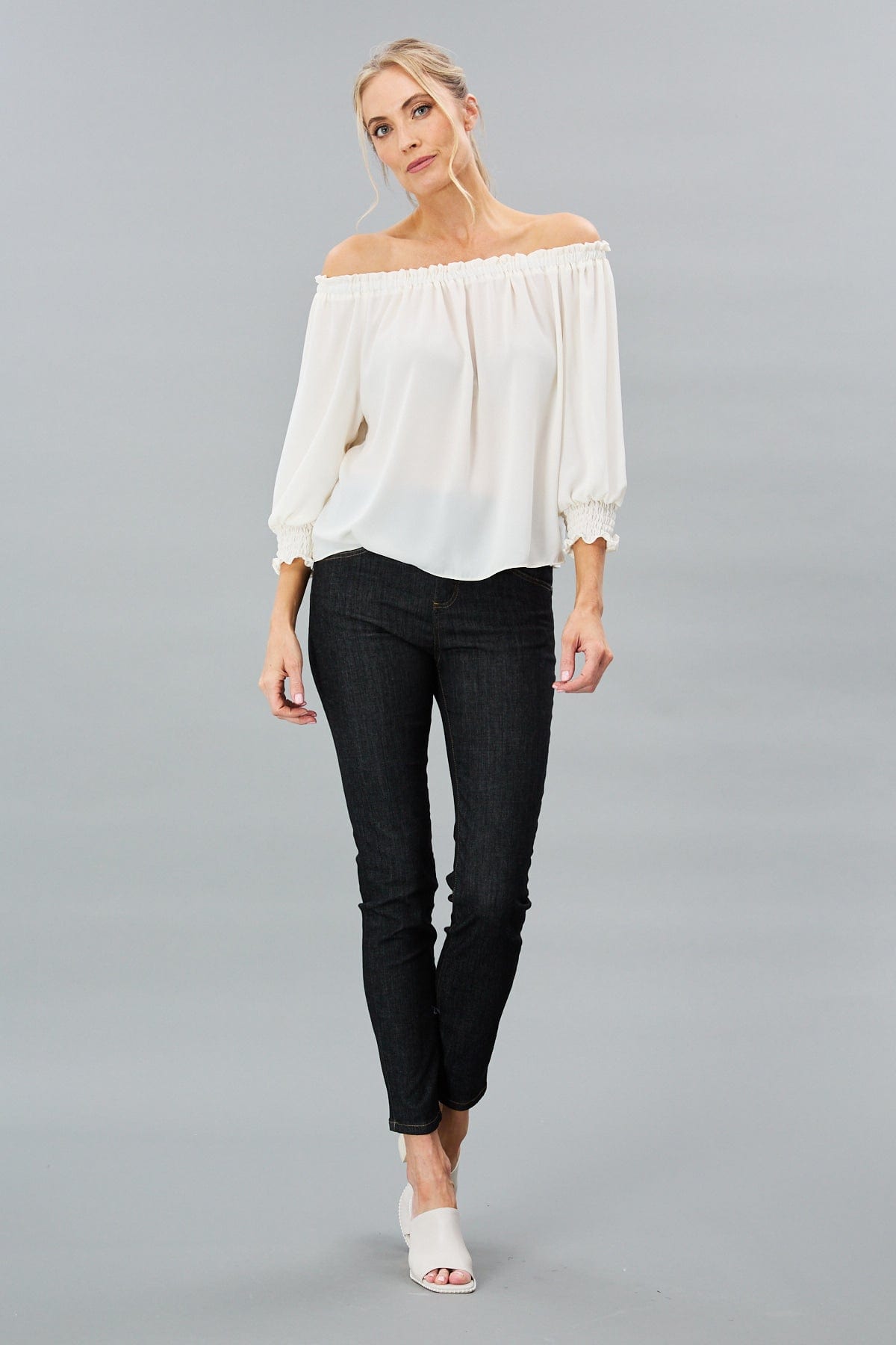 Georgette Off-Shoulder Top