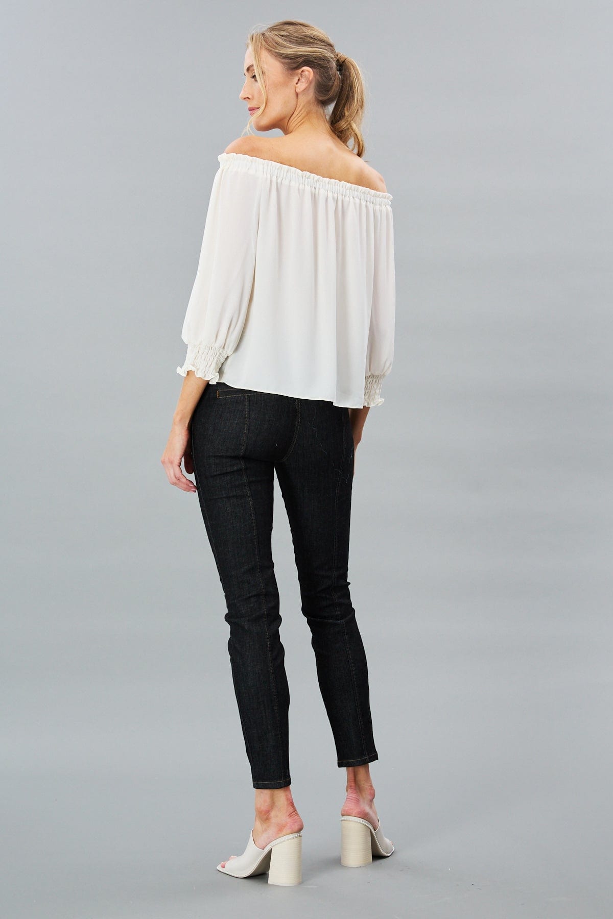 Georgette Off-Shoulder Top