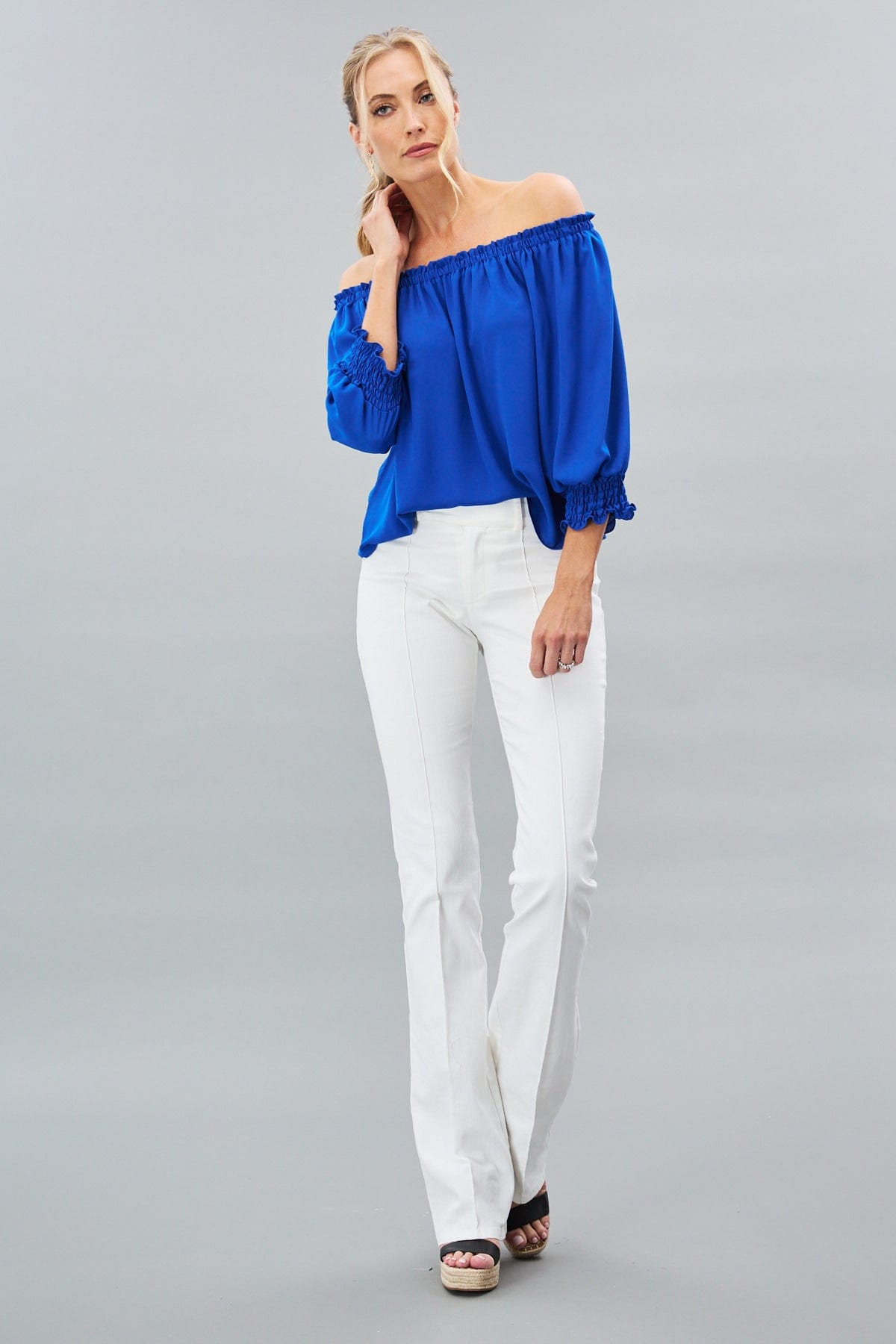 Georgette Off-Shoulder Top