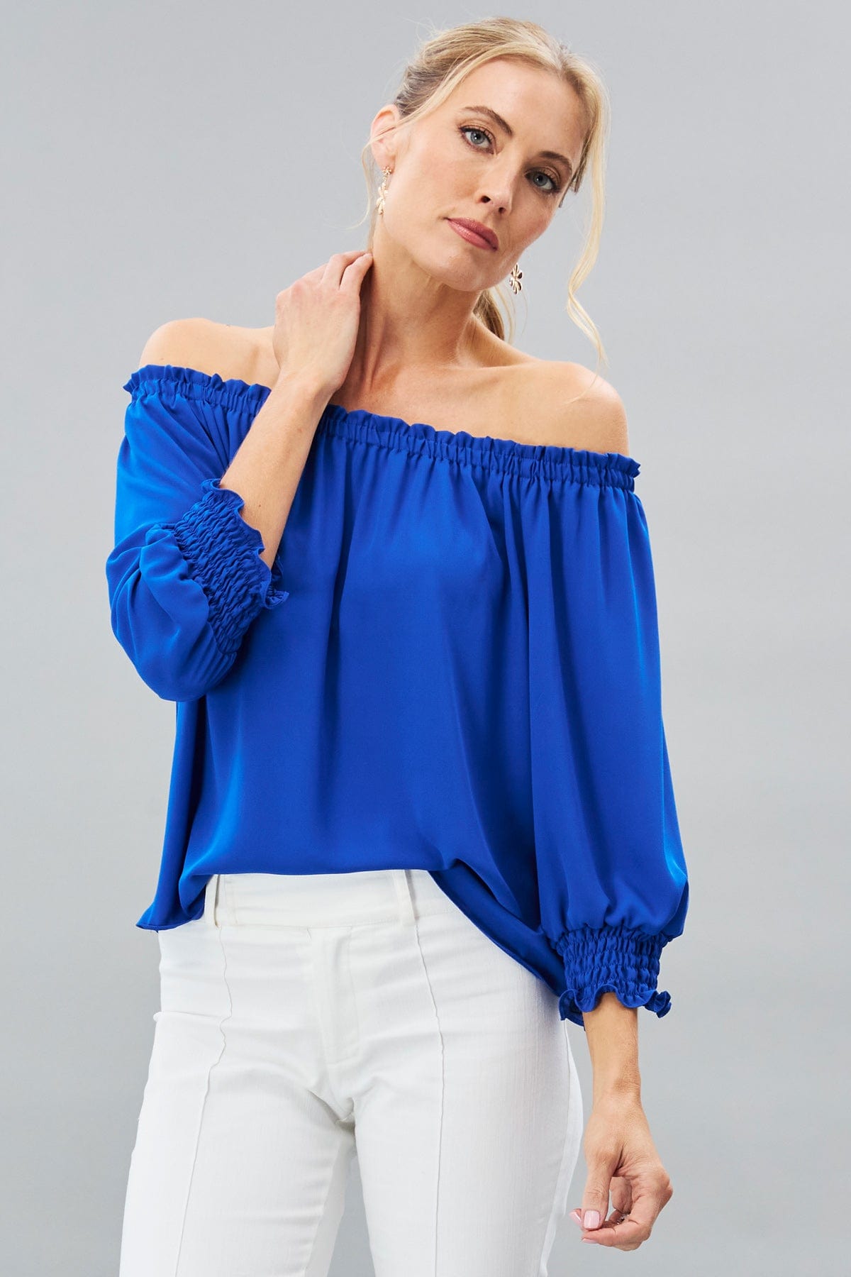 Georgette Off-Shoulder Top