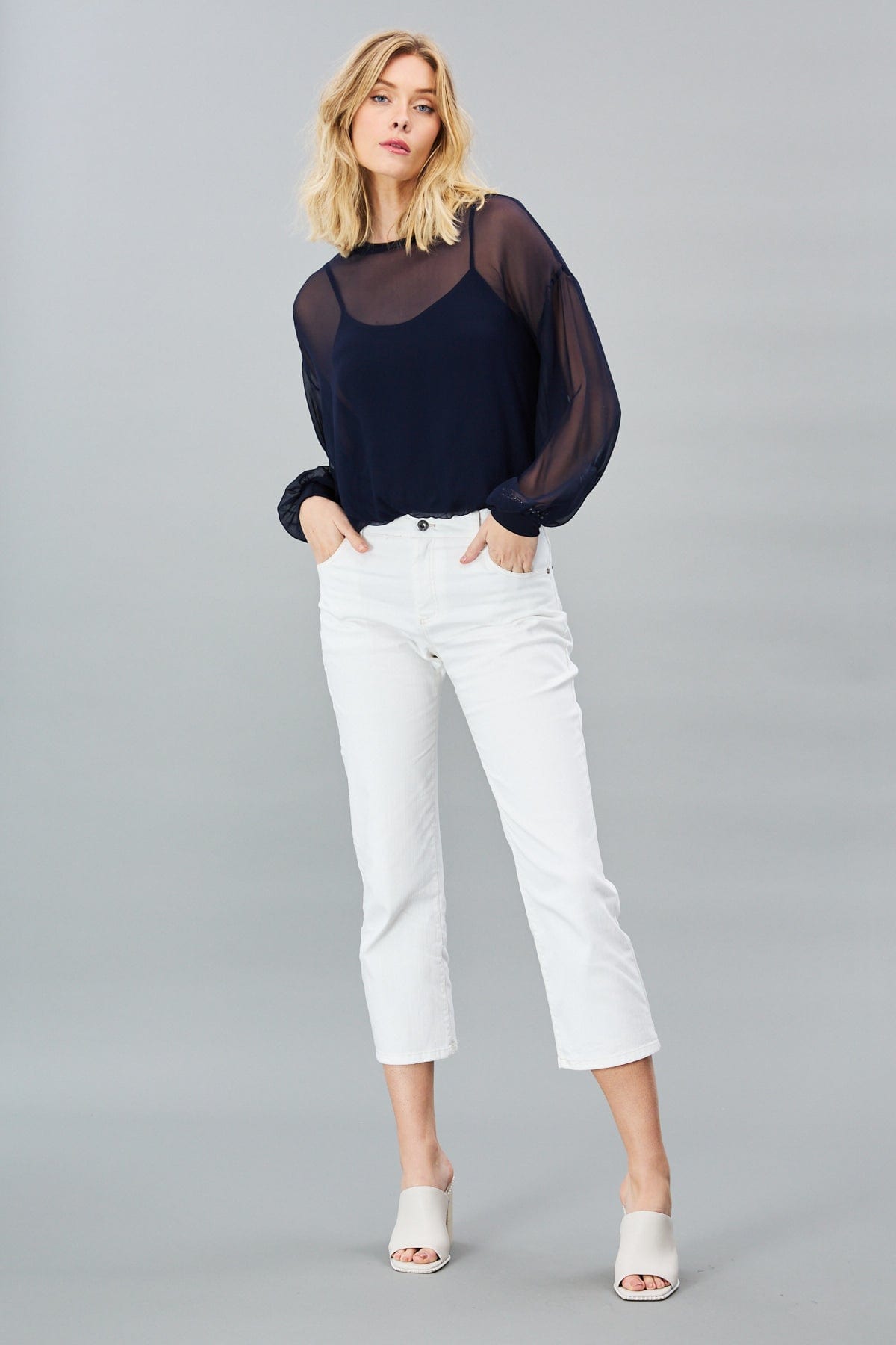 Chiffon Layover Top