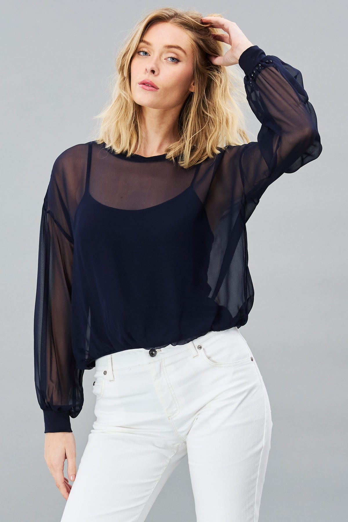 Chiffon Layover Top