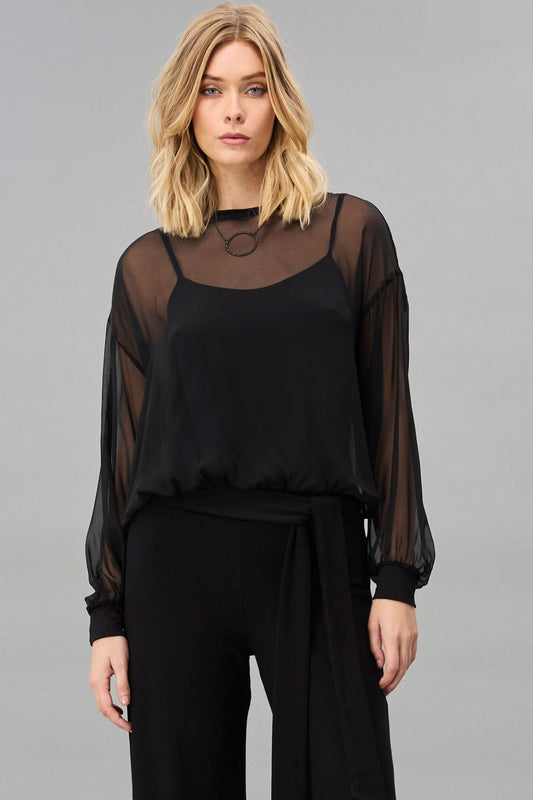 Chiffon Layover Top