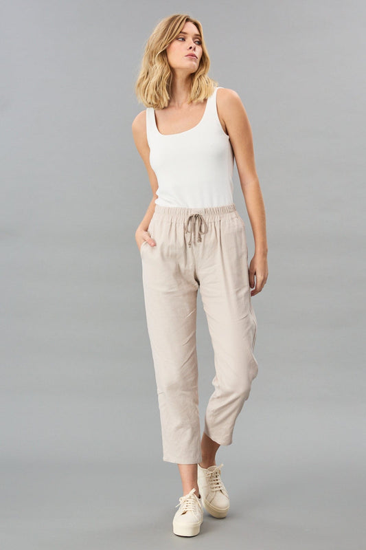 Stretch Linen Jogger