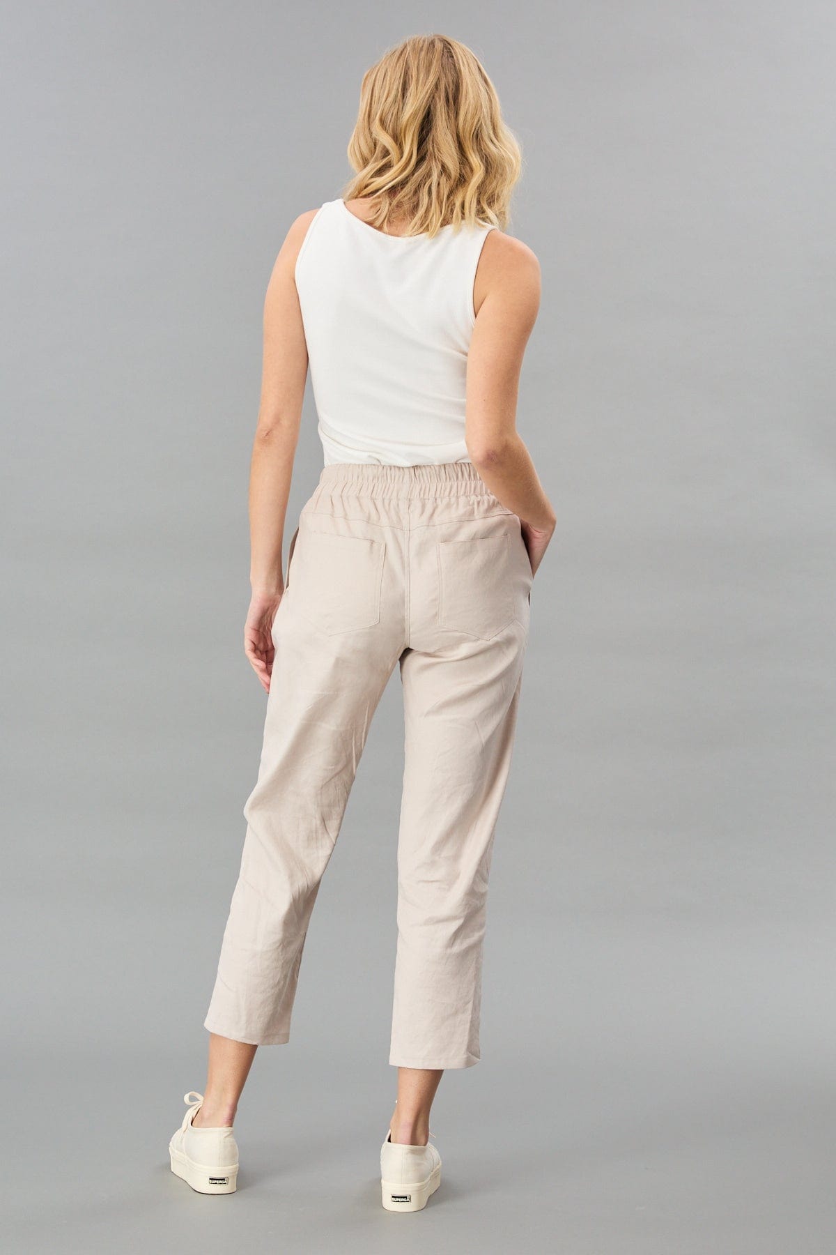 Stretch Linen Jogger