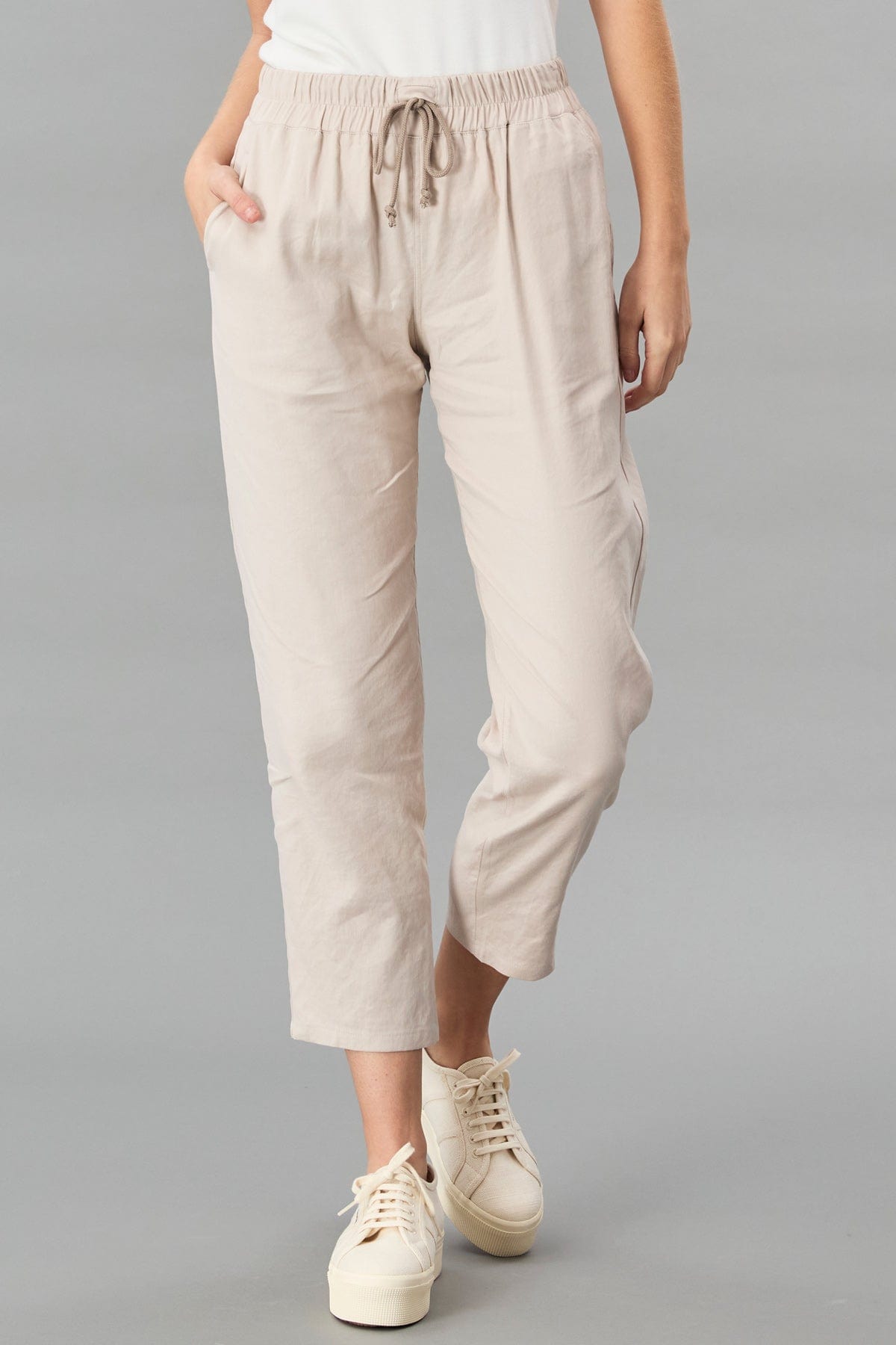 Stretch Linen Jogger