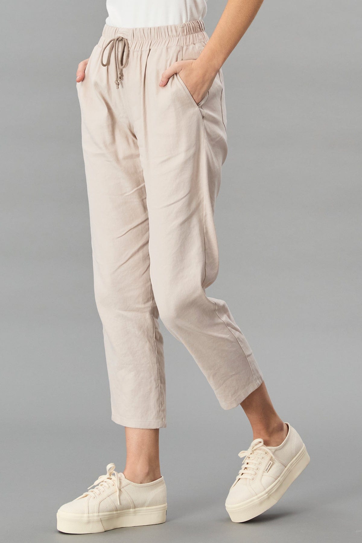 Stretch Linen Jogger