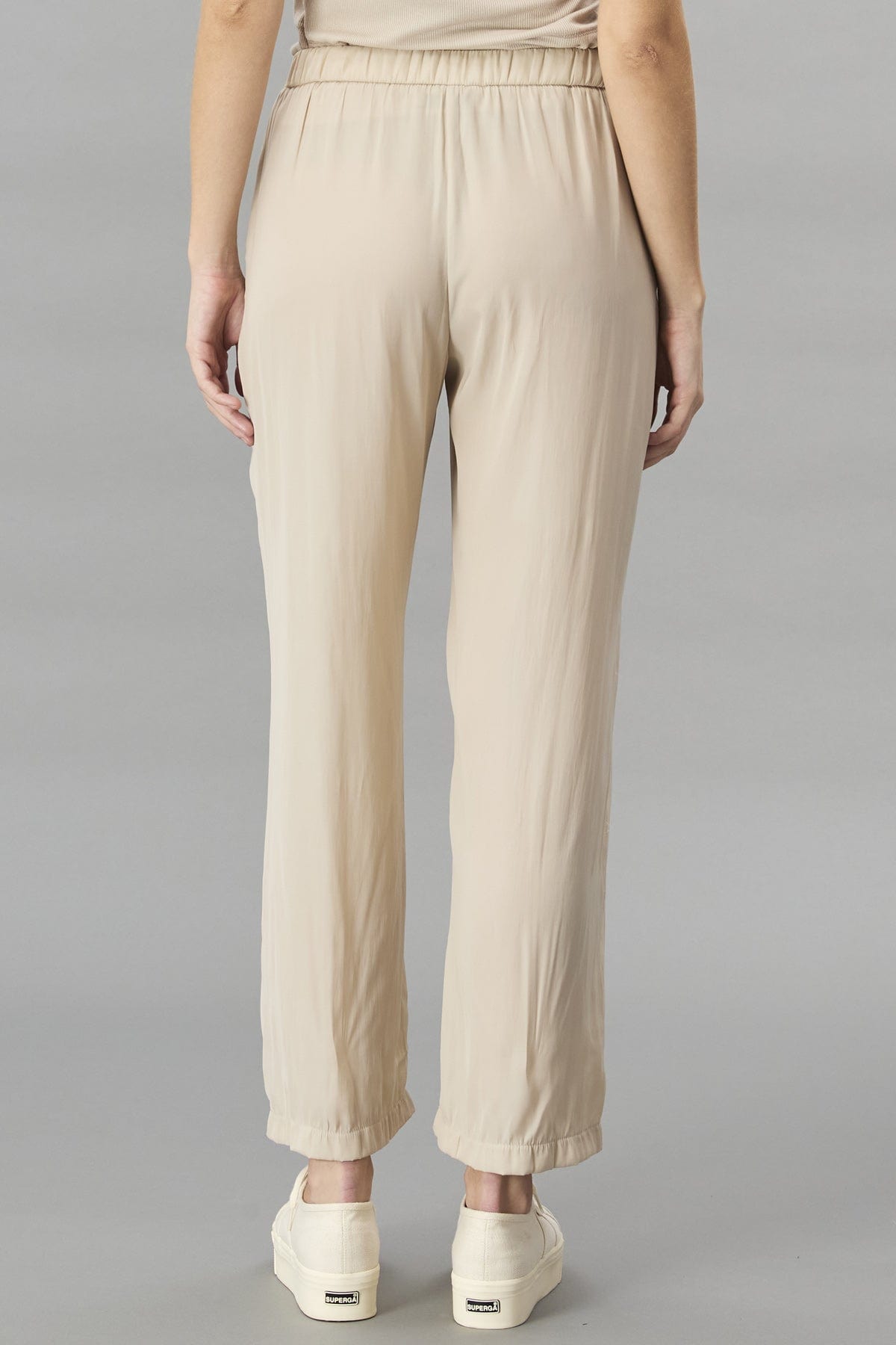 D-Satin Straight Pant