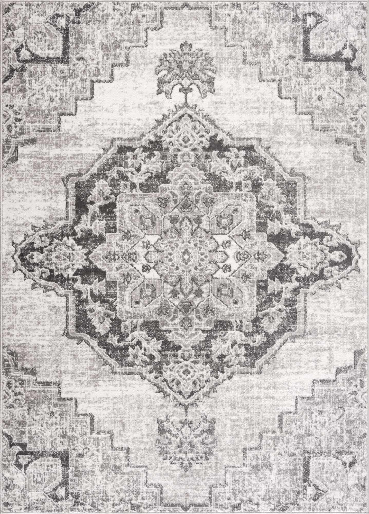 Elani Gray Medallion Rug