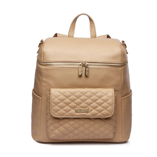 Monaco Diaper Bag | Latte Brown