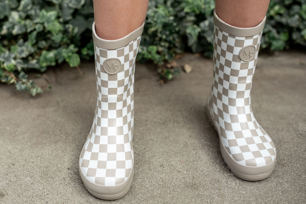 Checkerboard | Children's Rain Boot