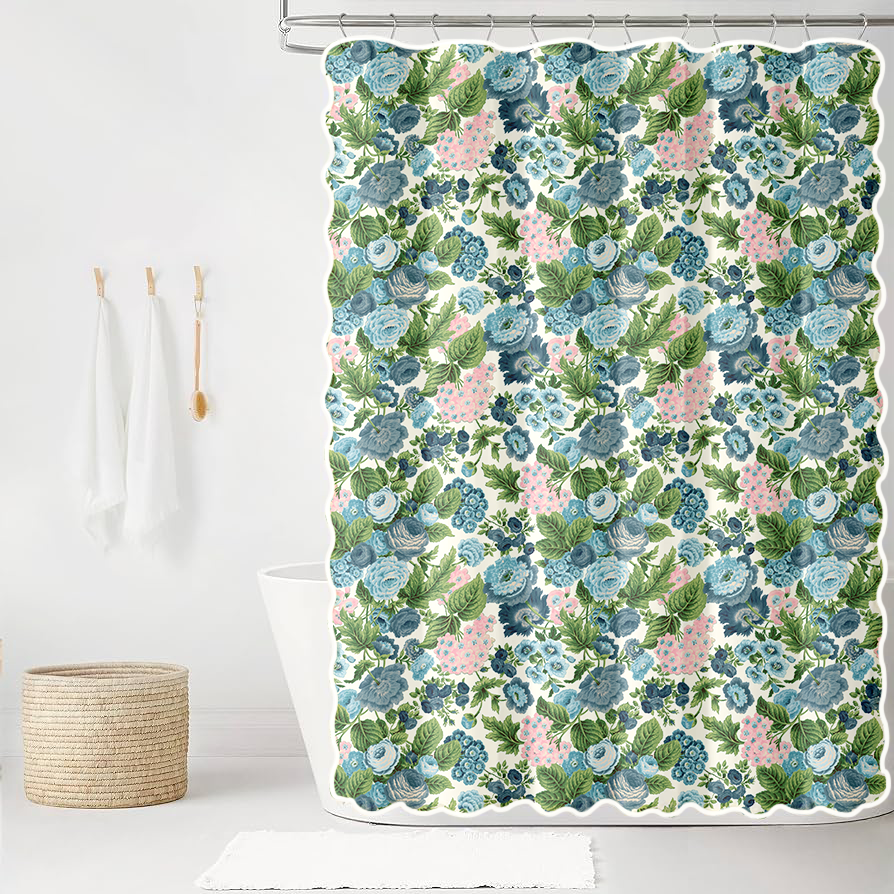 Martha in Ballet & Blue Shower Curtain