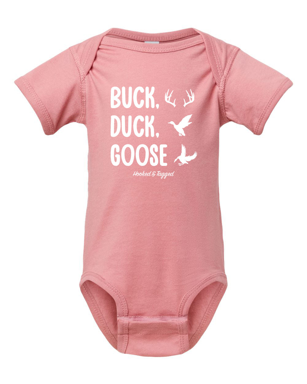 Buck, Duck, Goose Onesie