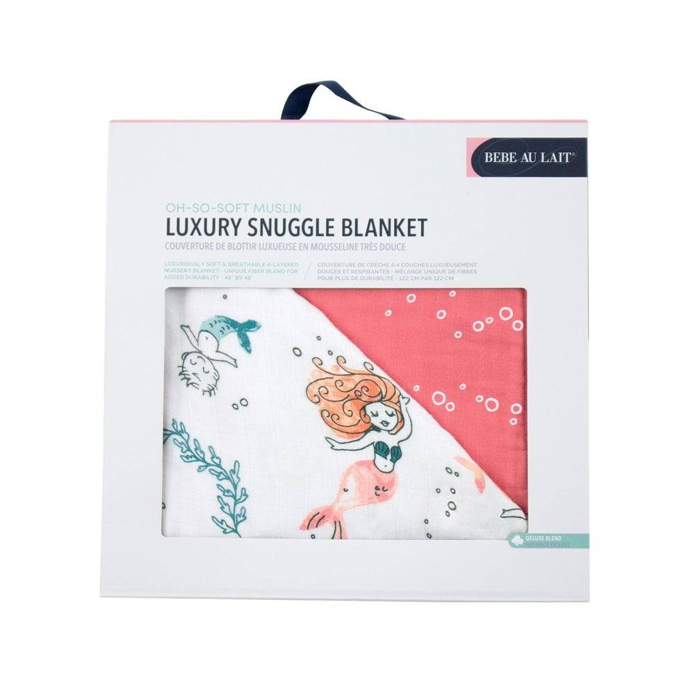 Mermaid + Bubbles Oh So Soft Snuggle Blanket