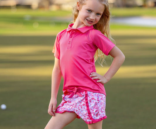 Girls Toddler Mini Sutton Shorts-Stroke of Genius Blush