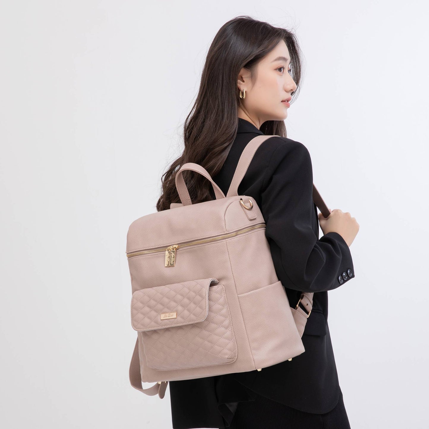 Monaco Diaper Bag | Nude Rose