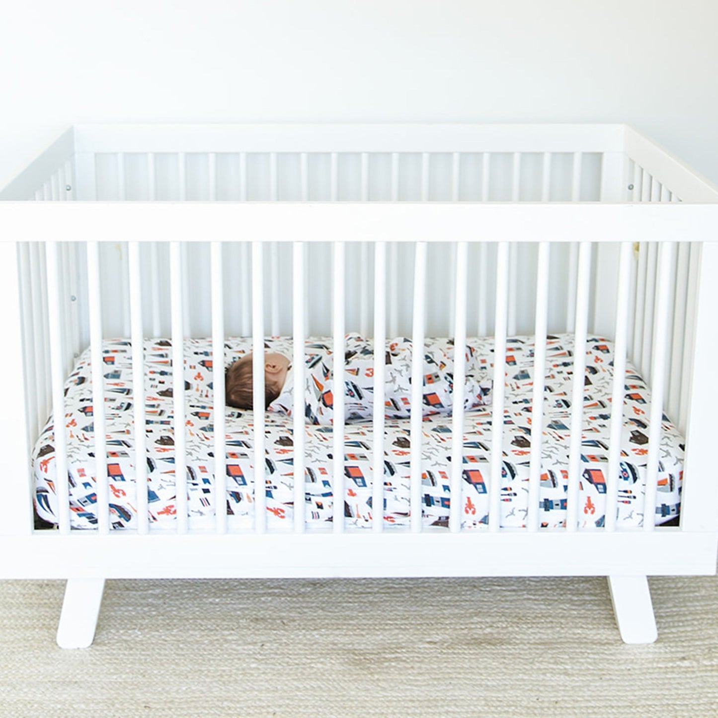 Nautical Oh So Soft Muslin Crib Sheet