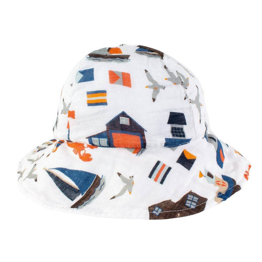 Nautical Oh So Soft Muslin Sun Hat