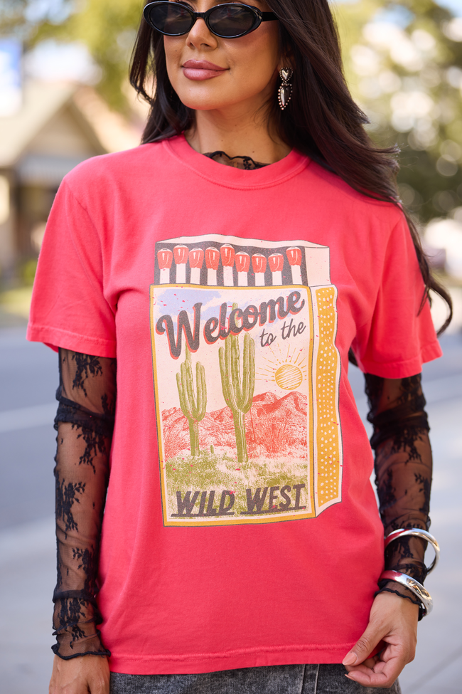 Western Matchbox Paprika Comfort Colors Graphic Tee