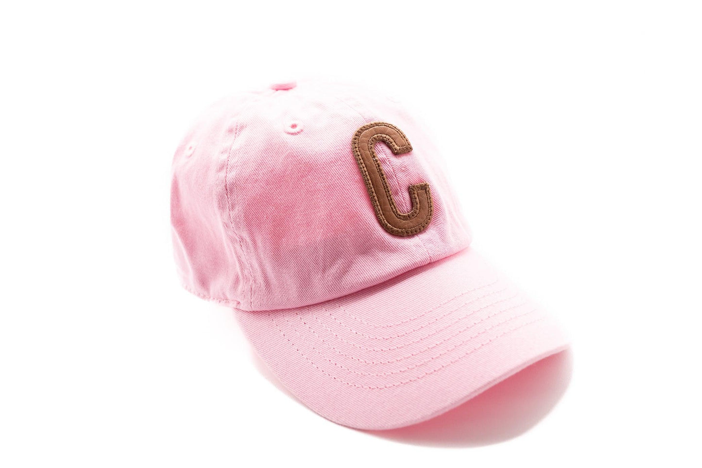 Light Pink Hat + Textured Letter