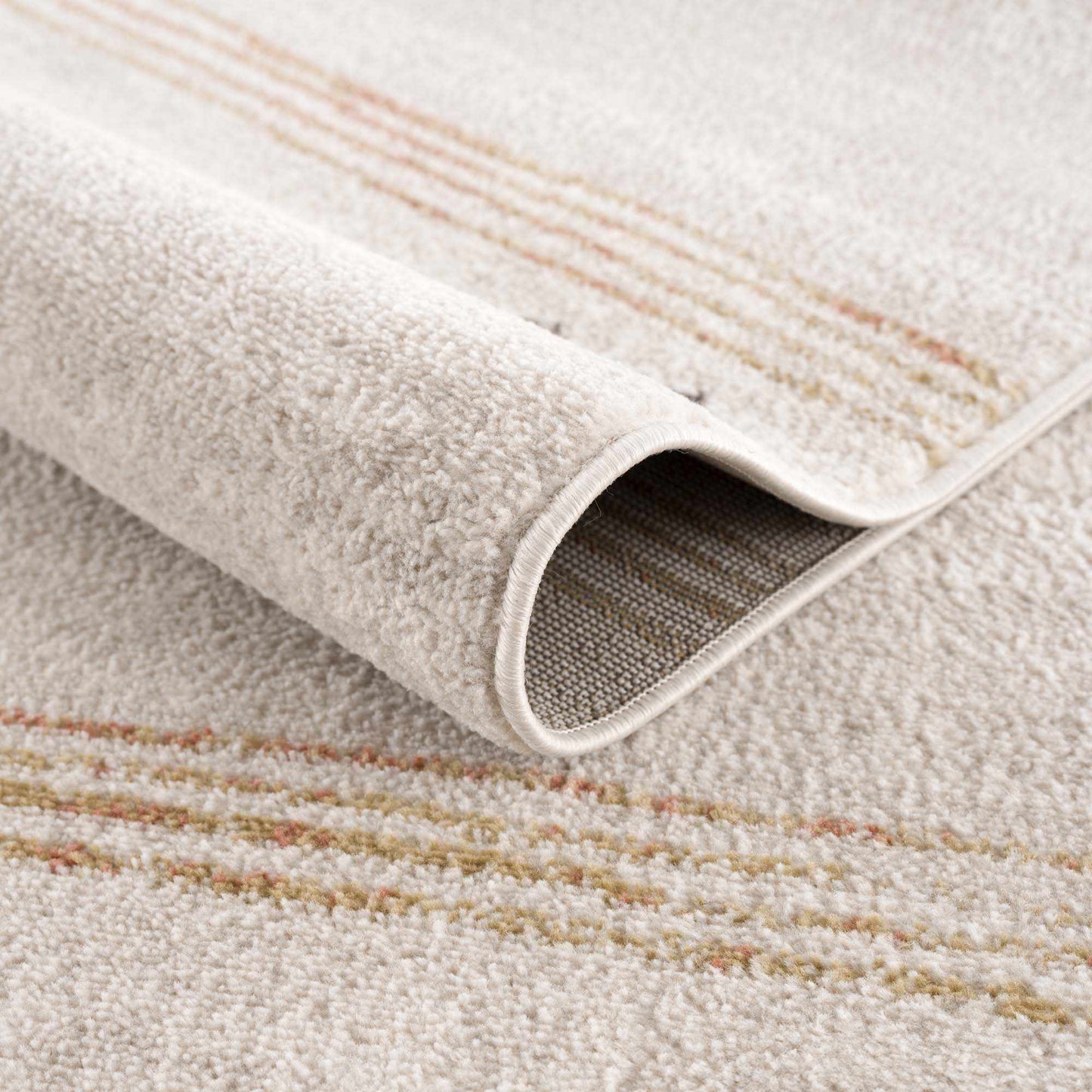 Deja Gold Striped Area Rug - Limited Edition