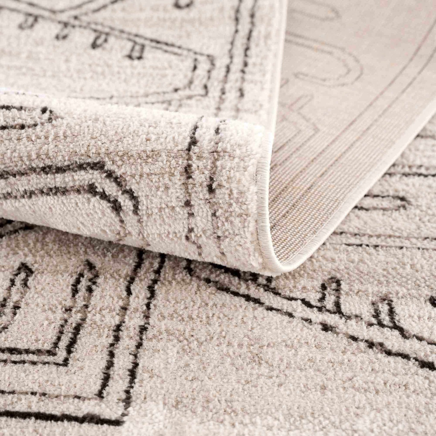 Divya Cream Tribal Area Rug - Limited Edition