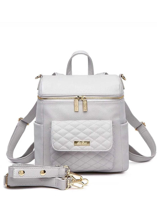 Petit Monaco Diaper Bag | Stone Grey