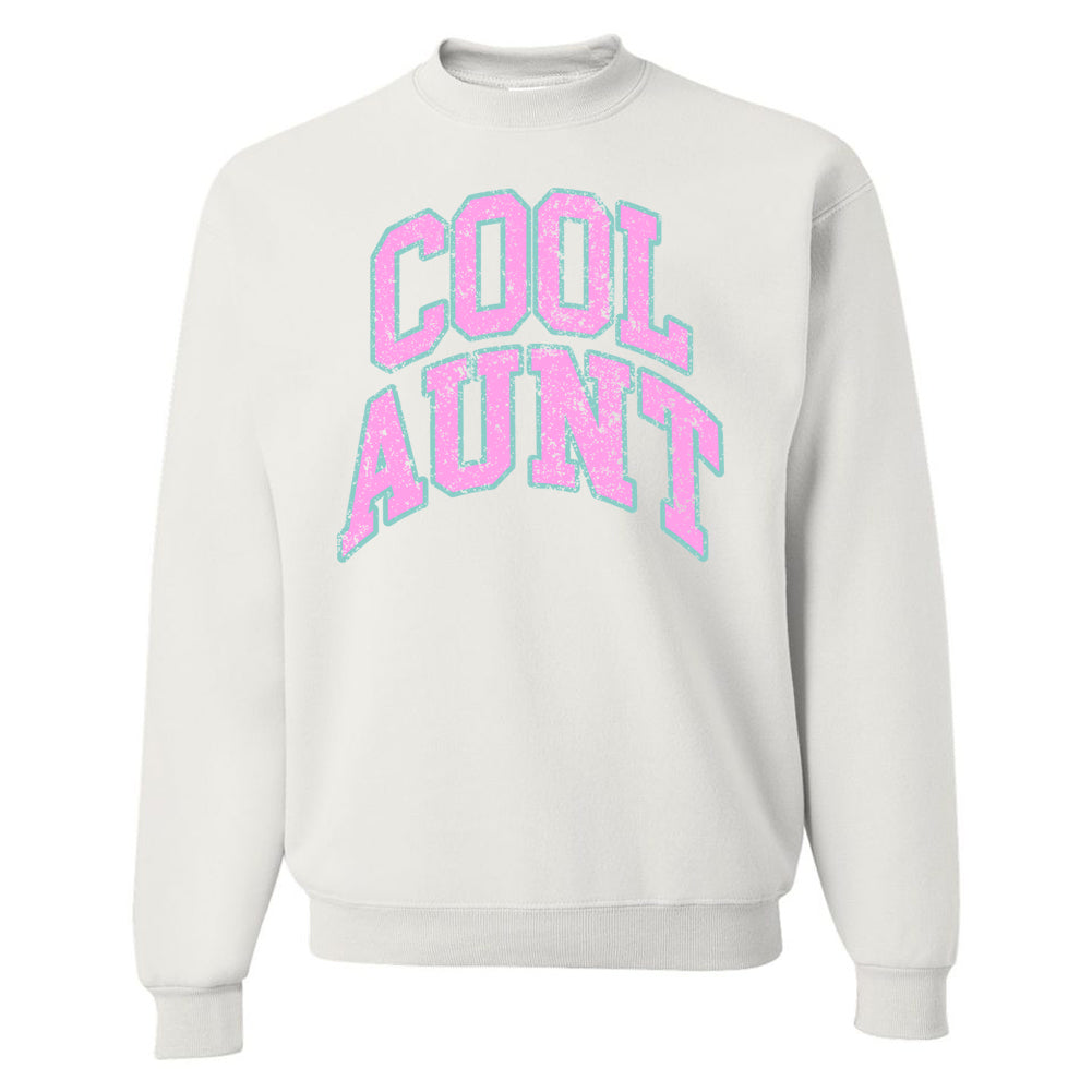 'Varsity Cool Aunt' Crewneck Sweatshirt