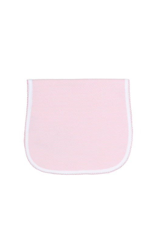 Pink Bubble Burp Cloth