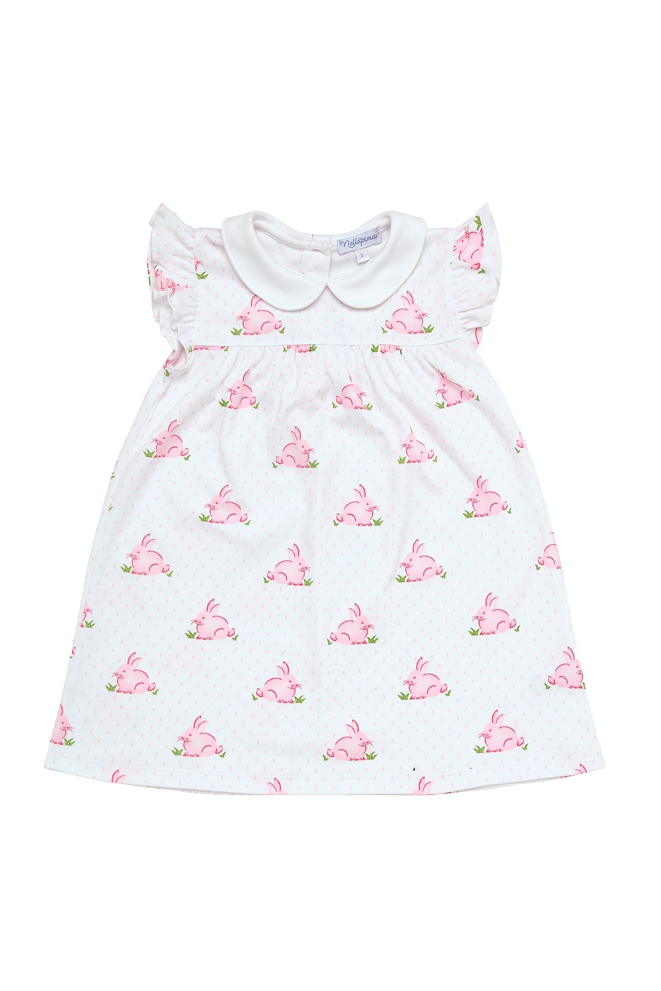 Pink Bunnies Ruffle Playtime Dress