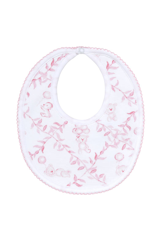 Pink Bears Trellace Bib