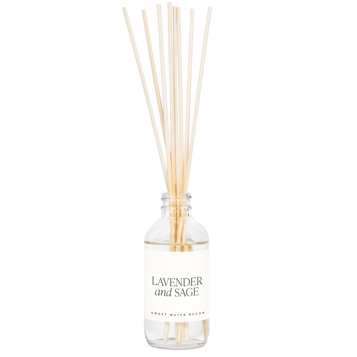 Lavender and Sage Clear Reed Diffuser