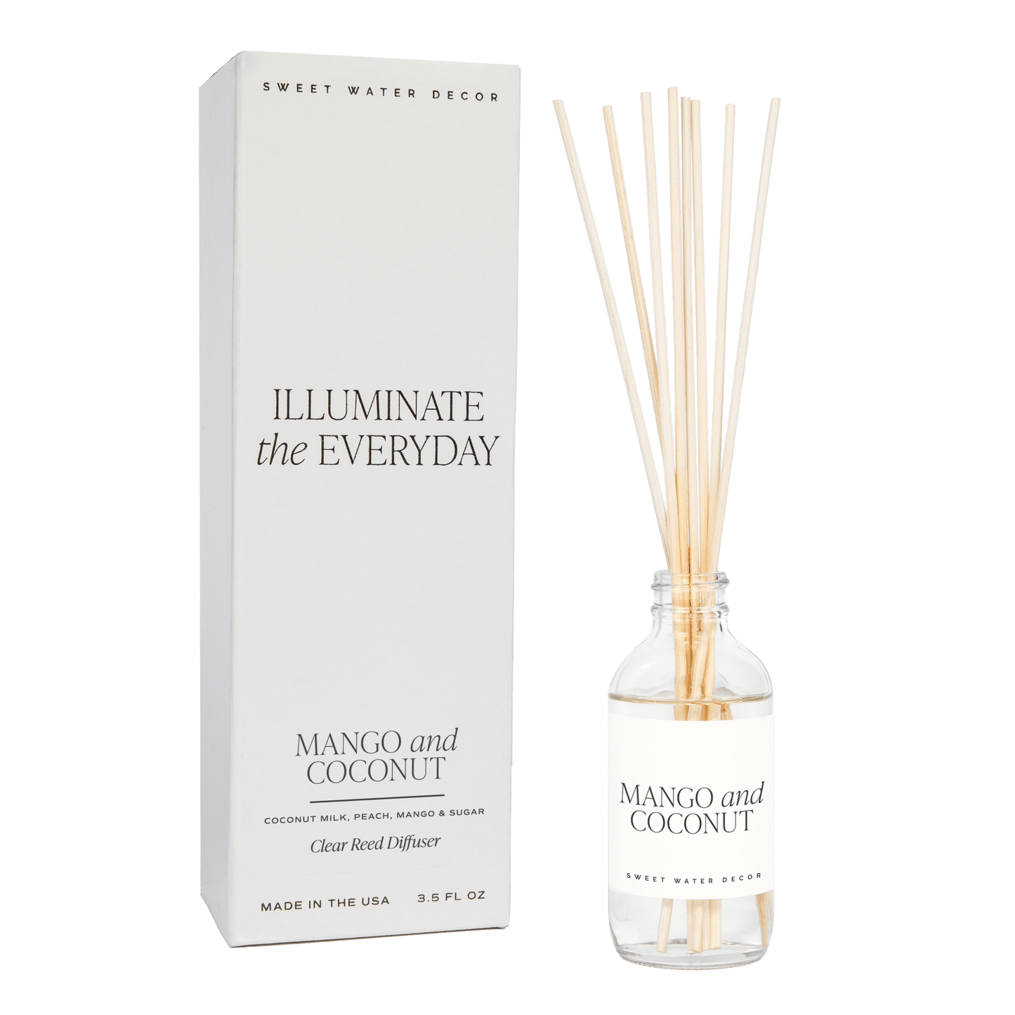 Mango and Coconut Clear Reed Diffuser