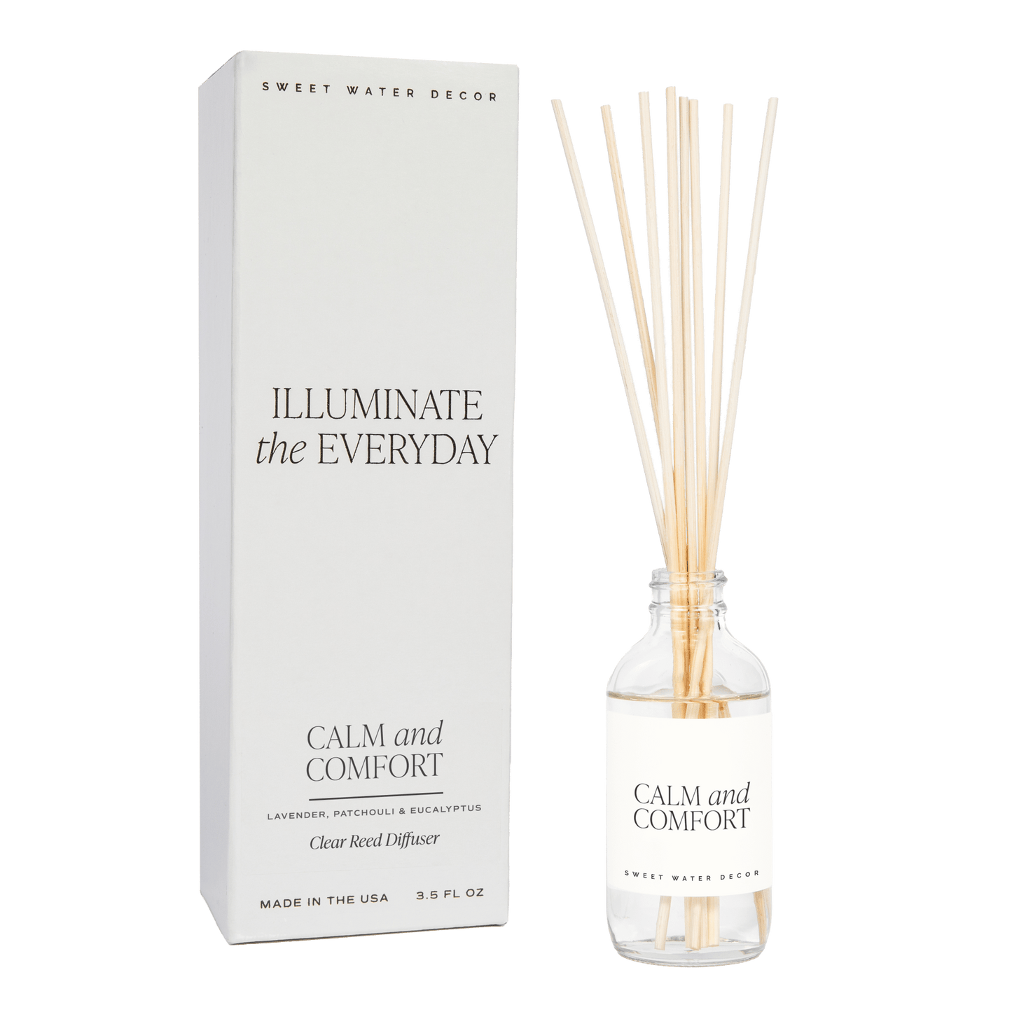 Calm and Comfort Clear Reed Diffuser